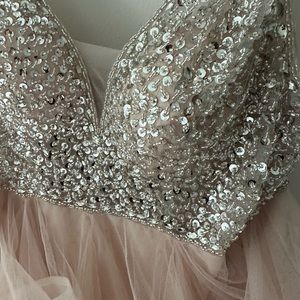 JJ’s house ballerina tulle dress with sequin & corset top